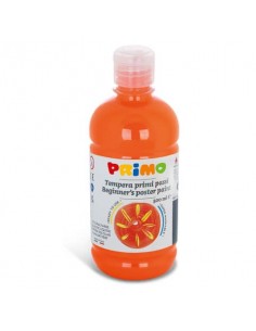Tempera brillante in bottiglia in PET Primo Primi Passi 500 ml arancione 202BR500250