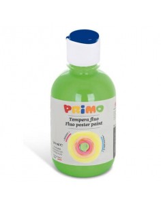 Tempera in bottiglia Primo primi passi 300 ml verde brillante fluo 255TF300610