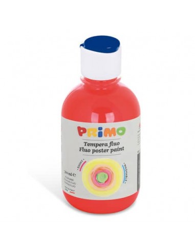 Tempera in bottiglia Primo primi passi 300 ml vermiglio fluo 255TF300300