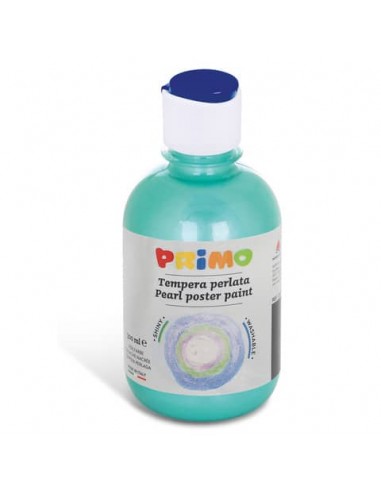 Tempera perlata in bottiglia Primo 300 ml verde brillante 234TP300610