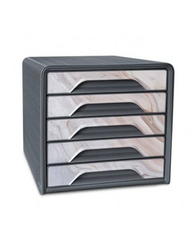 Cassettiera a 5 cassetti Cep 360x288xH.270 mm marmo rosa 1071111631