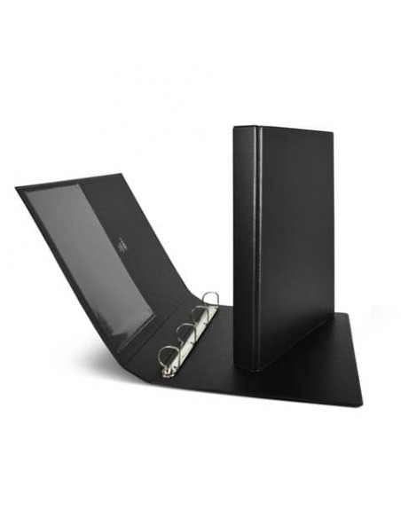 Raccoglitore Sei Rota Sanremo 2000 - 4 anelli D Ø 25 mm - 22x30 cm dorso 4 cm nero - 34308410