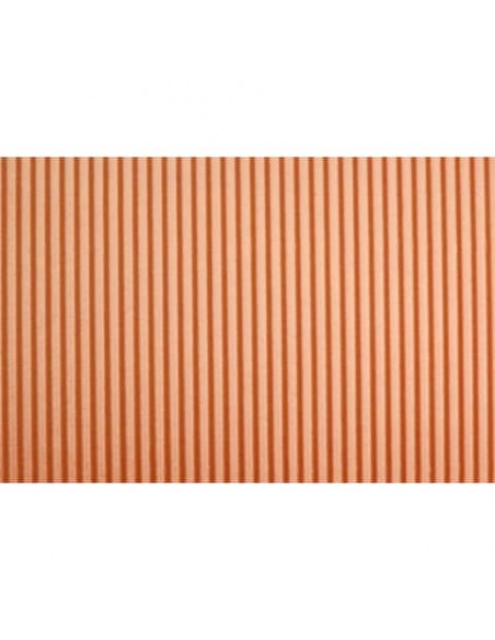 Cartoncino ondulato Deco Cannetè 50x70 cm - 230 gr arancio - conf. 10 pezzi - 2206/11