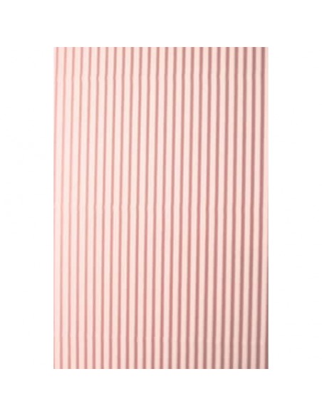 Cartoncino ondulato Deco Cannetè 50x70 cm - 230 gr rosa - conf. 10 pezzi - 2206/8