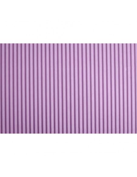 Cartoncino ondulato Deco Cannetè 50x70 cm - 230 gr viola - conf. 10 pezzi - 2206/14
