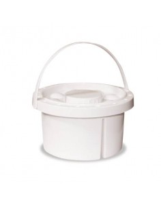 Lavapennelli in plastica CWR - 18x9 cm - bianco - 10877
