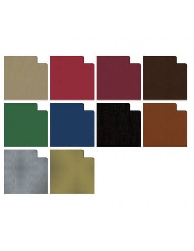 Box carta regalo Ecocolor kraft Rex-Sadoch - conf. 50 pezzi - colori dark - 733J1DAR