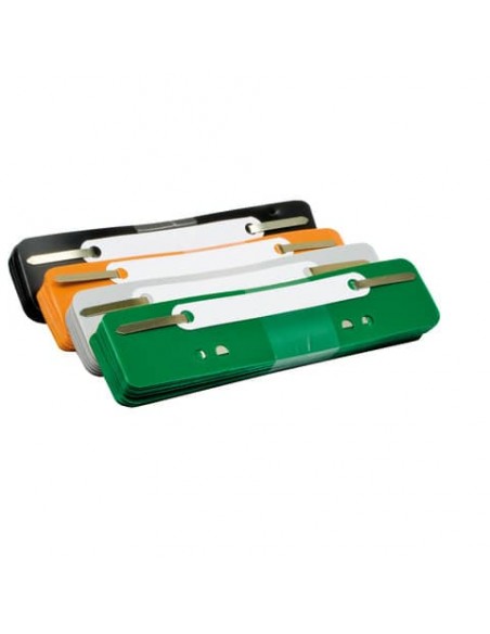 Pressini fermafogli Lebez 38x150 mm - colori assortiti - conf. 250 pezzi - 361-ASS-B
