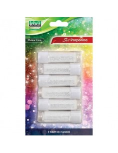 Porporina Lebez Dekor Line in tubetto 3 g - colore bianco - conf. 6 pezzi - 5134-B