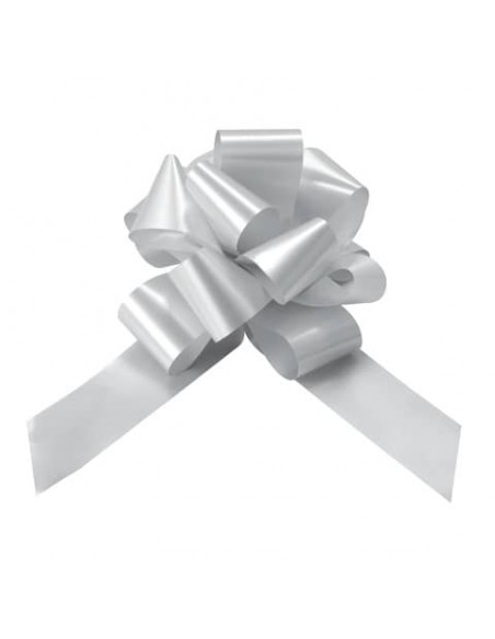 Fiocchi saldati Bolis Splendene Ø 16 cm - argento - conf. 20 pz - 56014862019