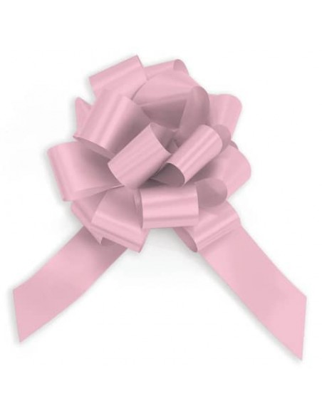 Fiocco nastro Bolis rosa - Ø 12 cm conf. 30 pz - 56013063036