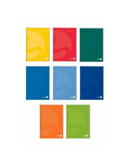 Rubrica BM Color cartonata 80 g/m² formato A5 - 96 fogli conf. 5 pz - 107353