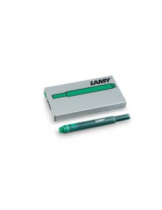 Cartucce ricambio Lamy T10 in confezione da 5 colore inchiostro verde 1211478