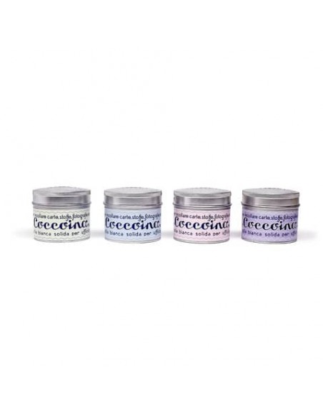 Barattolo in alluminio di colla Coccoina 125 g con pennello - conf. 10 colori assortiti pastello - 011 603 1090
