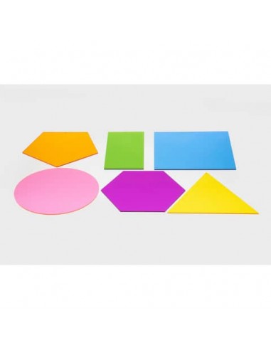 Forme geometriche in acrilico Commotion TickiT - conf. 6 pezzi - 72395