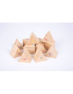 Coppie di prismi triangolari Commotion TickiT - conf. 12 pz - da associare in base alla sonorità - 73277