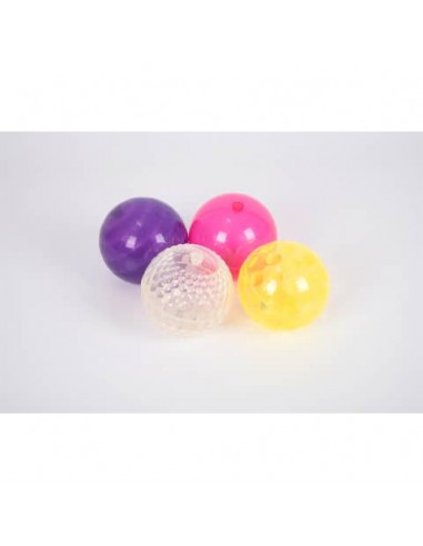 Palle luminose in gomma Commotion TickiT D. 10 cm - conf. 4 pz - colori assortiti 72207