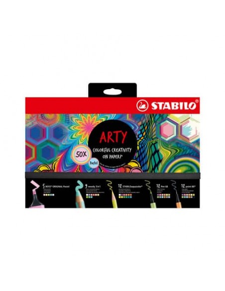 Stabilo Colorful Arty Creative set pastel - conf. 50 pz - 77/6-2-20