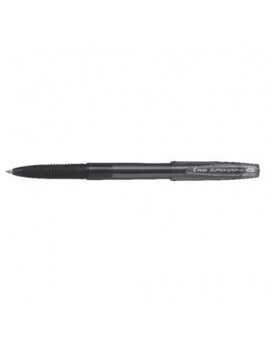 Penna a sfera Pilot Super Grip G fine con cappuccio - conf. 12 pezzi - inchiostro nero - 001656