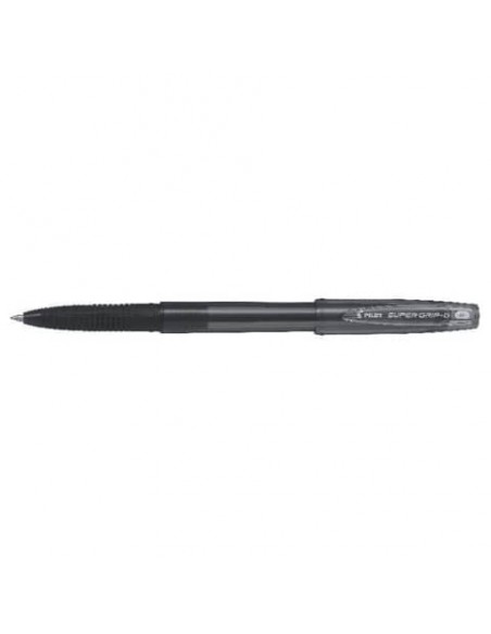 Penna a sfera Pilot Super Grip G fine con cappuccio - conf. 12 pezzi - inchiostro nero - 001656