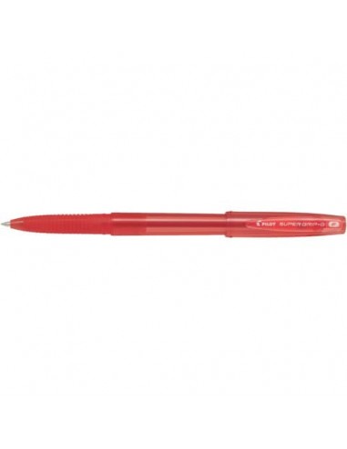 Penna a sfera Pilot Super Grip G fine con cappuccio - conf. 12 pezzi - inchiostro rosso - 001658