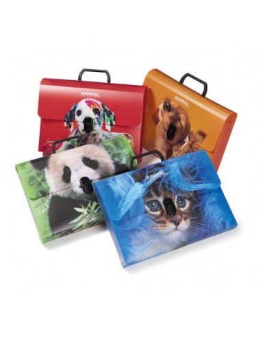 Valigetta Ri.Plast in plastica Animal Friends Collection formato 28x38x5 cm 64EP16