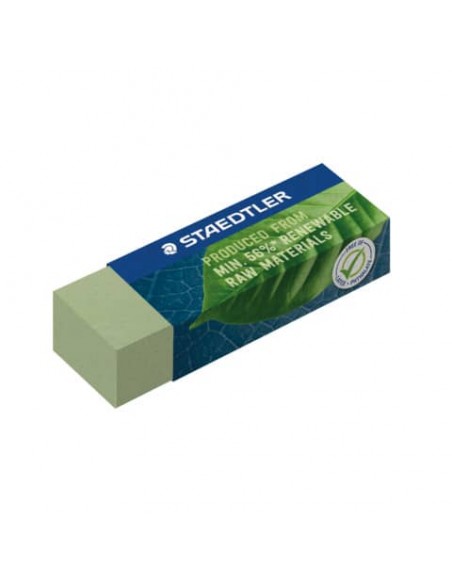 Espositore 20 gomme eco Staedtler verde oliva 526 80-5