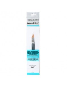 Set 3 pennelli Winsor&Newton tondi n° 2/4/6 - 5295010
