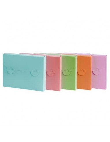 Valigetta in PPL Favorit 38x29 cm in colori assortiti pastel - conf. da 5 pezzi - 400119529