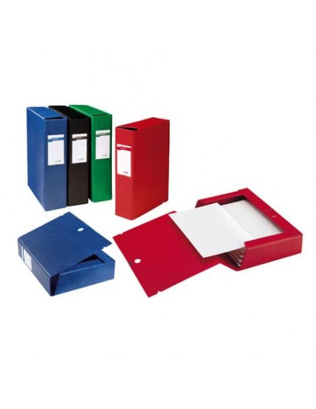 Cartella portaprogetti con bottone Sei Rota Scatto - dorso 6 cm verde - 26x36 cm - 67900605