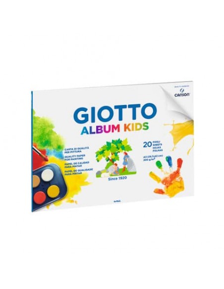 Album da disegno Giotto Album Kids 200 g conf. 5 pz - A3 - 20 fogli F580500