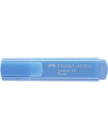 Evidenziatore Faber-Castell Textliner 1546 - conf. 10 pz - colore pastel oltremare - 154668