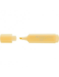 Evidenziatore Faber-Castell Textliner 1546 - conf. 10 pz - colore pastel vaniglia - 154667