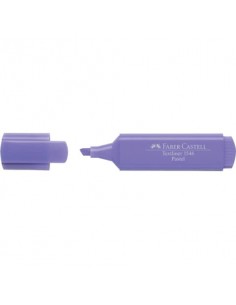 Evidenziatore Faber-Castell Textliner 1546 - conf. 10 pz - colore pastel lilla - 154656
