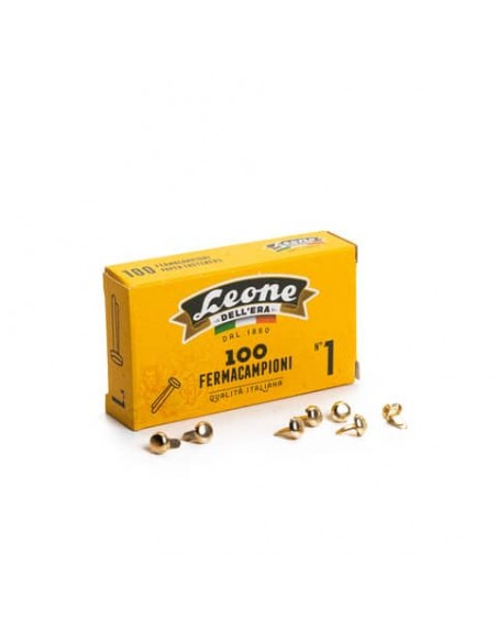 Fermacampioni Leone 12 mm in scatola da 100 N° 1 - FC1