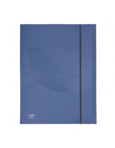 Cartelletta Favorit a tre lembi recycled 124x33 cm azzurro 400159167