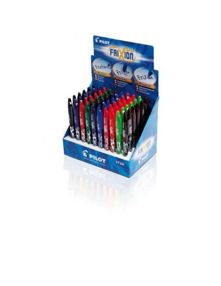 Espositore 60 penne a sfera Pilot Frixion Ball New Color 0.7 - 10 colori assortiti - Z99742