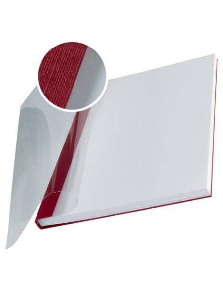 Copertina per rilegatura Leitz flessibile 10 mm conf. da 10 bordeaux 74140028