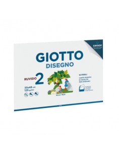 Album da disegno Giotto 2 33x48 cm - 12 ff 125 g - conf.10 pz - ruvido F583200