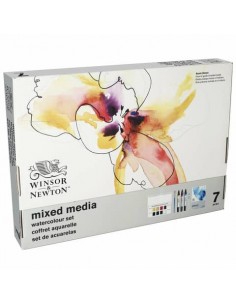Confezione Winsor&Newton Mixed media acquerello Cotman - 7 pezzi - soggetti assortiti - 0290181