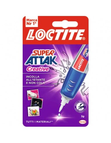 Colla Loctite Super Attak Creative 3 gr - trasparente 2954983