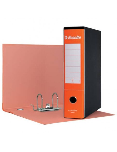 Registratore protocollo Esselte Essentials G75 23x33 cm dorso 8 cm arancione - 390775200