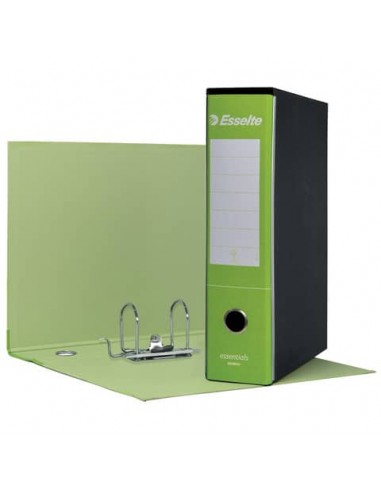Registratore protocollo Esselte Essentials G75 23x33 cm dorso 8 cm verde chiaro - 390775600