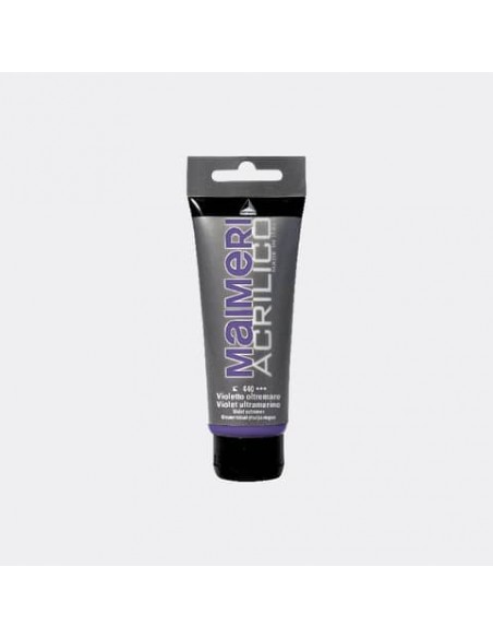 Colore acrilico Maimeri in tubetto 75 ml violetto oltremare - M0916440