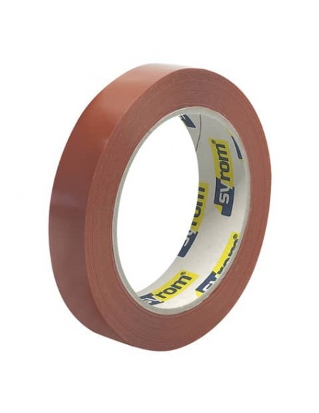 Nastro adesivo in PP Syrom mono Strapping 45 15/66 - conf. 120 pz arancio - 2732