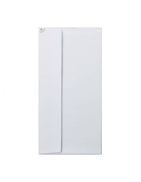 Busta bianca Blasetti Strip Zip 90 g/m2 in conf. 25 buste 110x230 mm 548