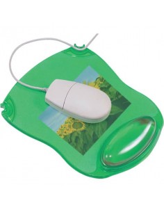 Tappetino per mouse Q-Connect con poggiapolsi in gel 22x26x2