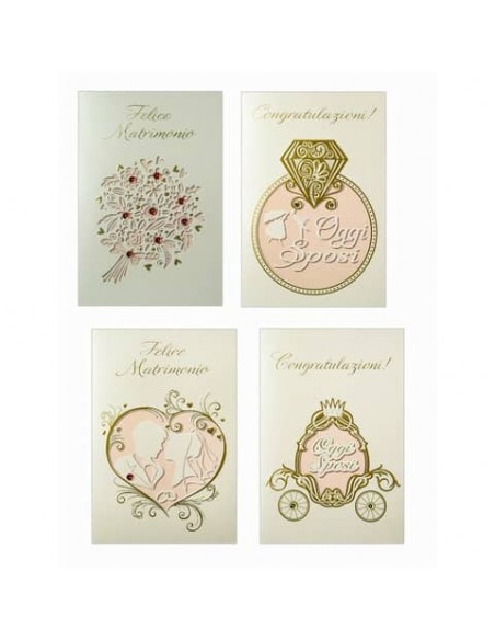 Biglietti per le nozze Saemec conf. 12 pz PERLA SC70928