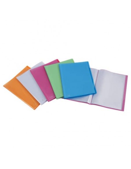 Portalistini fogli fissi Favorit buccia d'arancia 22x30 cm 40 buste assortiti 400090482