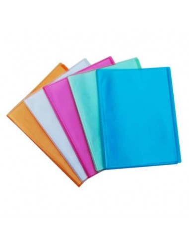 Portalistini fogli fissi Favorit buccia d'arancia 22x30 cm 60 buste assortiti 400090483